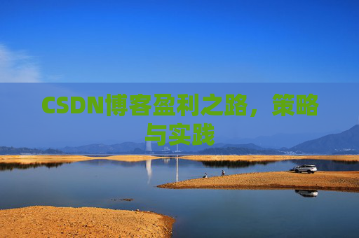 CSDN博客盈利之路，策略与实践